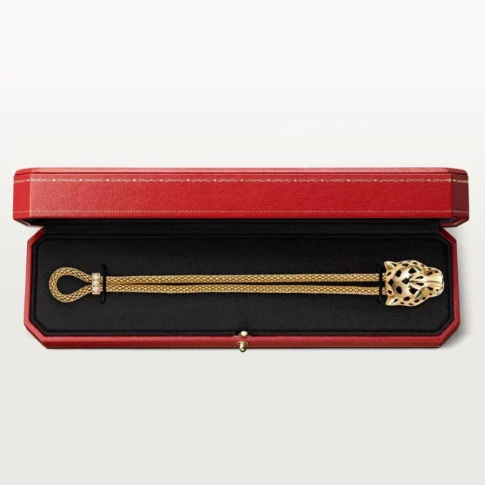 Panthere De Cartier-armbånd, på kjede, diamanter