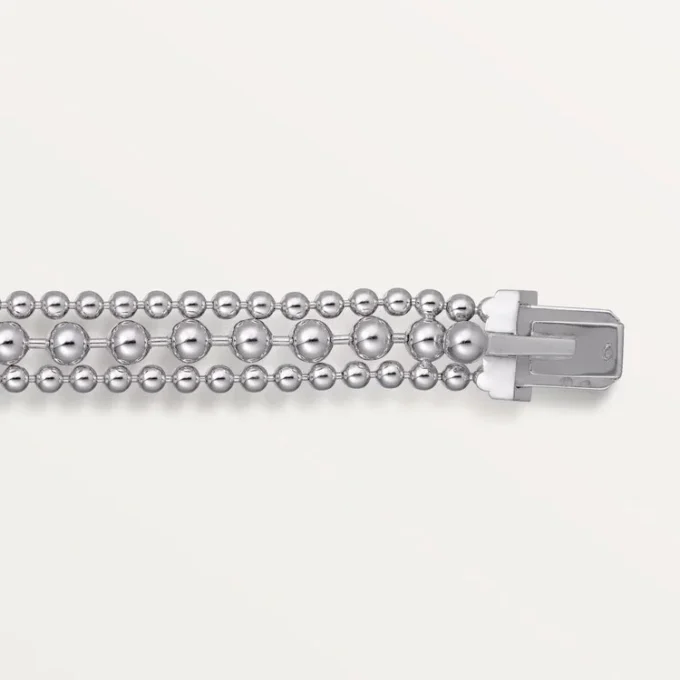 Panthere De Cartier-armbånd, på kjede, halvbelagt
