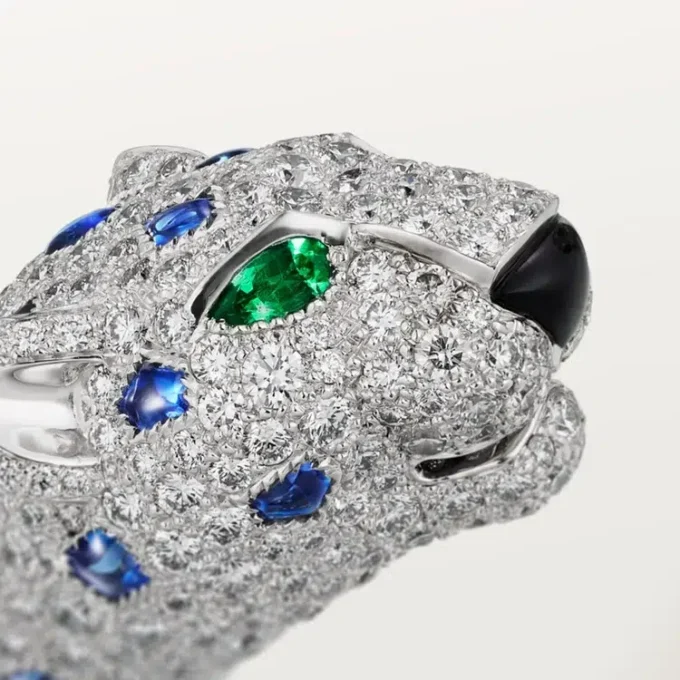 Panthere De Cartier-armbånd, safir, pavé