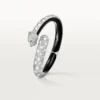 Panthere De Cartier-armbånd, svart lakk, pavé