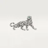 Panthere De Cartier-brosje – hvitt gull, smaragder, onyx, diamanter – Cartier