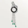 Panthere De Cartier-brosje – hvitt gull, smaragder, onyx, diamanter – Cartier