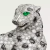 Panthere De Cartier-brosje – hvitt gull, smaragder, onyx, diamanter – Cartier