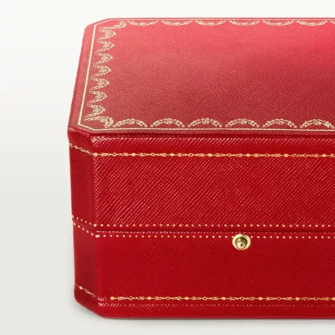Panthere De Cartier-brosje – hvitt gull, smaragder, onyx, diamanter – Cartier