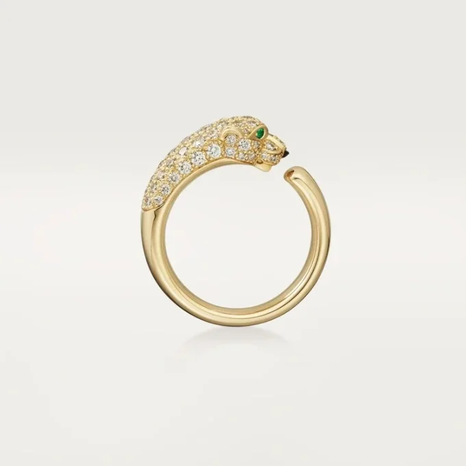 Panthere De Cartier diamantring, gult gull | Cartier Us