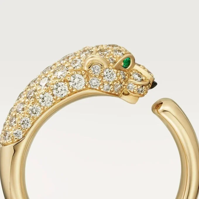 Panthere De Cartier diamantring, gult gull | Cartier Us