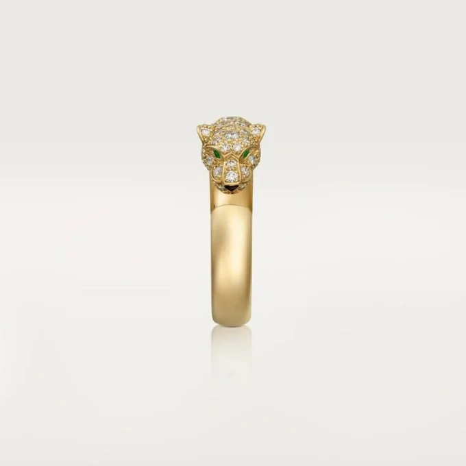Panthere De Cartier diamantring, gult gull | Cartier Us