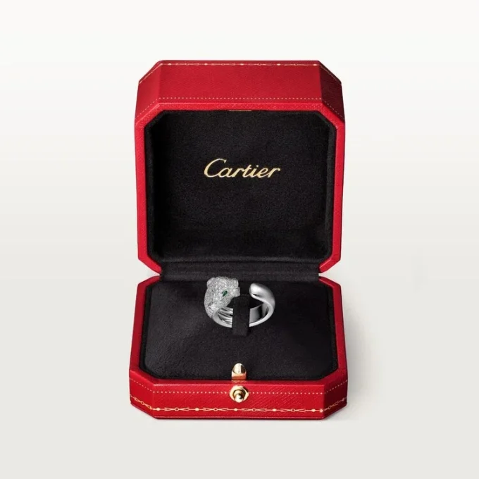 Panthere De Cartier diamantring, hvitt gull | Cartier Us