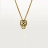Panthere De Cartier-halskjede – gult gull, lakk, diamanter, tsavorittgranat, onyx – Cartier