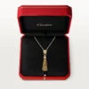 Panthere De Cartier-halskjede – gult gull, svart lakk, tsavorittgranater, onyx, diamanter – Cartier