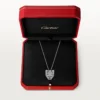 Panthere De Cartier-halskjede – hvitt gull, smaragder, diamanter, onyx – Cartier