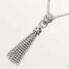 Panthere De Cartier-halskjede – hvitt gull, svart lakk, smaragder, onyx, diamanter – Cartier