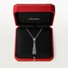 Panthere De Cartier-halskjede – hvitt gull, svart lakk, smaragder, onyx, diamanter – Cartier