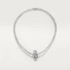 Panthere De Cartier-halskjede, multi-wear, pavé