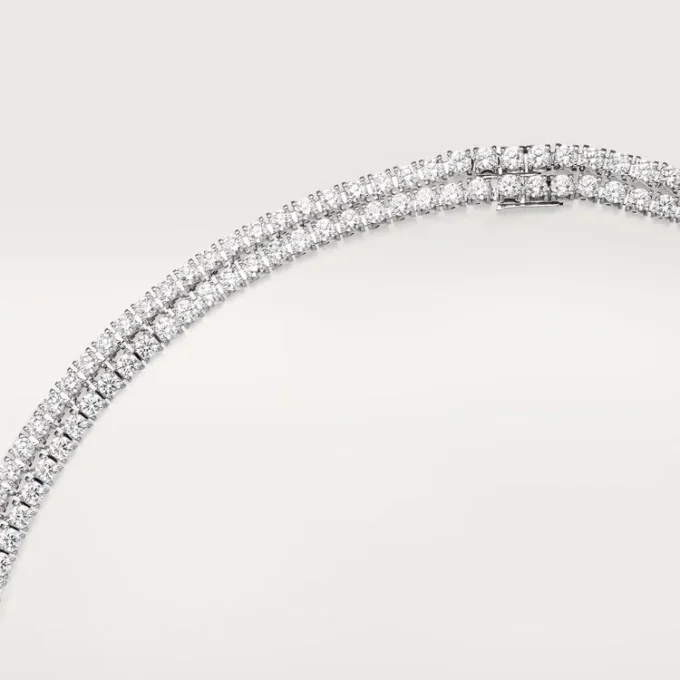 Panthere De Cartier-halskjede, multi-wear, pavé