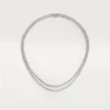 Panthere De Cartier-halskjede, multi-wear, pavé