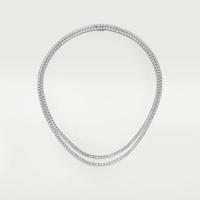 Panthere De Cartier-halskjede, multi-wear, pavé