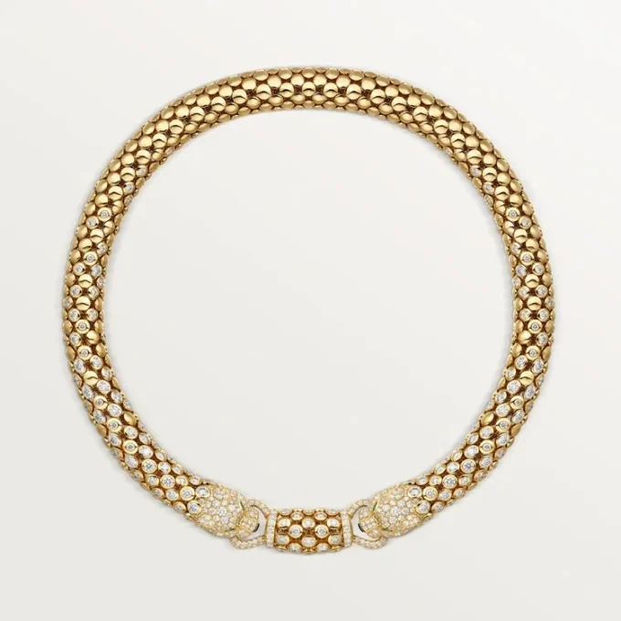 Panthere De Cartier-halskjede, pavé