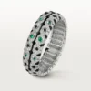 Panthere De Cartier mansjettarmbånd, smaragd, pavé