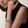 Panthere De Cartier mansjettarmbånd, smaragd, pavé