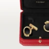 Panthere De Cartier mansjettknapper – gult gull, onyx, tsavoritter og svart lakk – Cartier