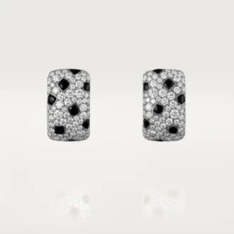 Panthere De Cartier Øredobber – Hvitt gull, onyx, diamanter – Cartier