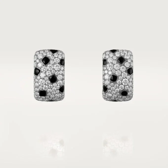 Panthere De Cartier Øredobber – Hvitt gull, onyx, diamanter – Cartier