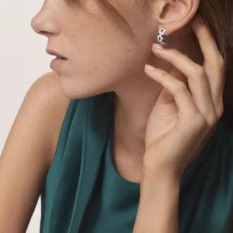 Panthere De Cartier Øredobber – Hvitt gull, onyx, diamanter – Cartier