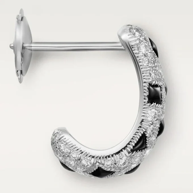 Panthere De Cartier Øredobber – Hvitt gull, onyx, diamanter – Cartier