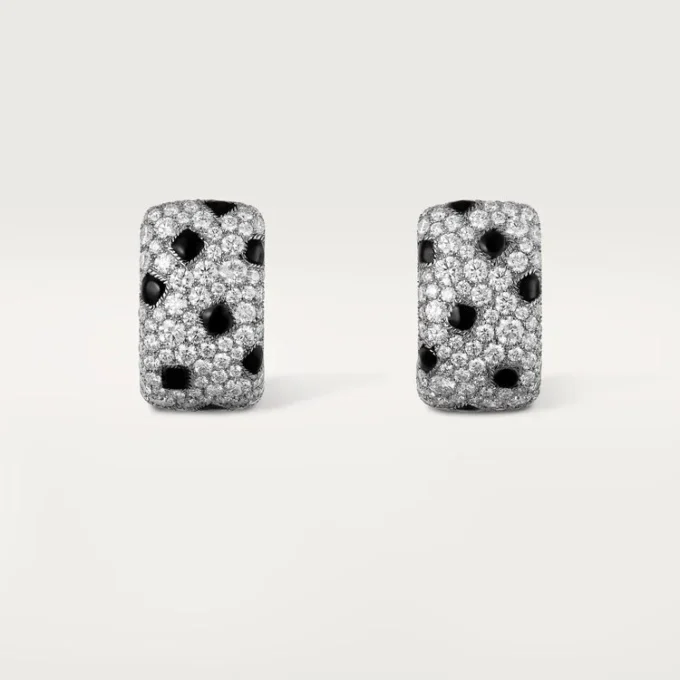 Panthere De Cartier Øredobber – Hvitt gull, onyx, diamanter – Cartier