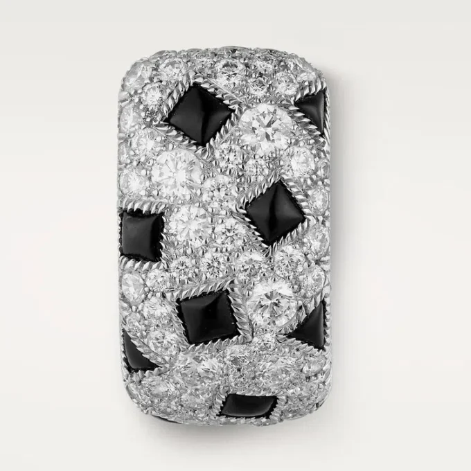 Panthere De Cartier Øredobber – Hvitt gull, onyx, diamanter – Cartier
