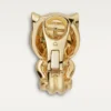 Panthere De Cartier-øreringer – gult gull, lakk, diamanter, tsavorittgranater, onyx – Cartier