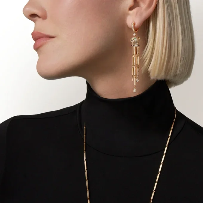 Panthere De Cartier øreringer, pavé