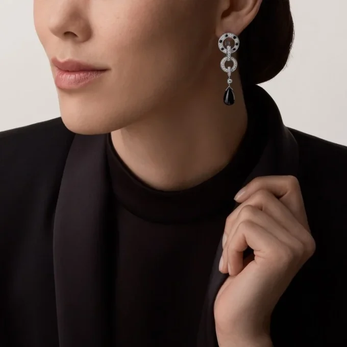 Panthere De Cartier øreringer, pavé