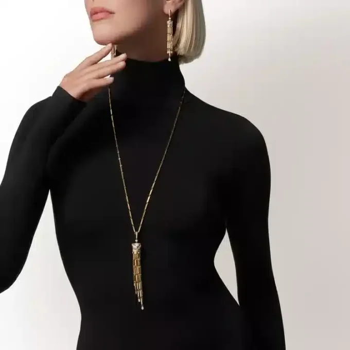 Panthere De Cartier øreringer, pavé