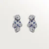 Panthere De Cartier-øreringer, safirer, pavé