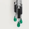 Panthere De Cartier-øreringer, smaragder, pavé