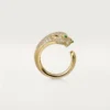 Panthere De Cartier-ring – gult gull, diamanter, smaragder, onyx – Cartier