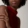 Panthere De Cartier-ring – gult gull, lakk, diamanter, tsavorittgranat – Cartier