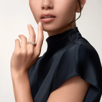 Panthere De Cartier-ring – gult gull, smaragder, onyx, diamanter – Cartier