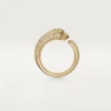 Panthere De Cartier-ring – gult gull, smaragder, onyx, diamanter – Cartier