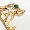 Panthere De Cartier-ring – gult gull, tsavorittgranater, onyx – Cartier