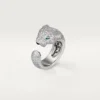 Panthere De Cartier-ring – hvitt gull, diamanter, smaragder, onyx – Cartier