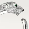 Panthere De Cartier-ring – hvitt gull, diamanter, smaragder, onyx – Cartier