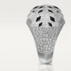Panthere De Cartier-ring – hvitt gull, diamanter, smaragder, onyx – Cartier
