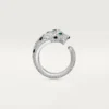 Panthere De Cartier-ring – hvitt gull, smaragder, onyx, diamanter – Cartier