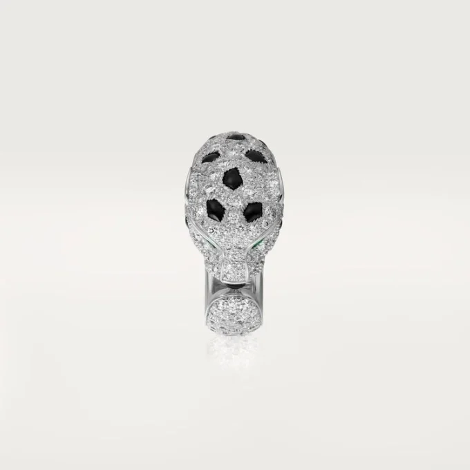 Panthere De Cartier-ring – hvitt gull, smaragder, onyx, diamanter – Cartier