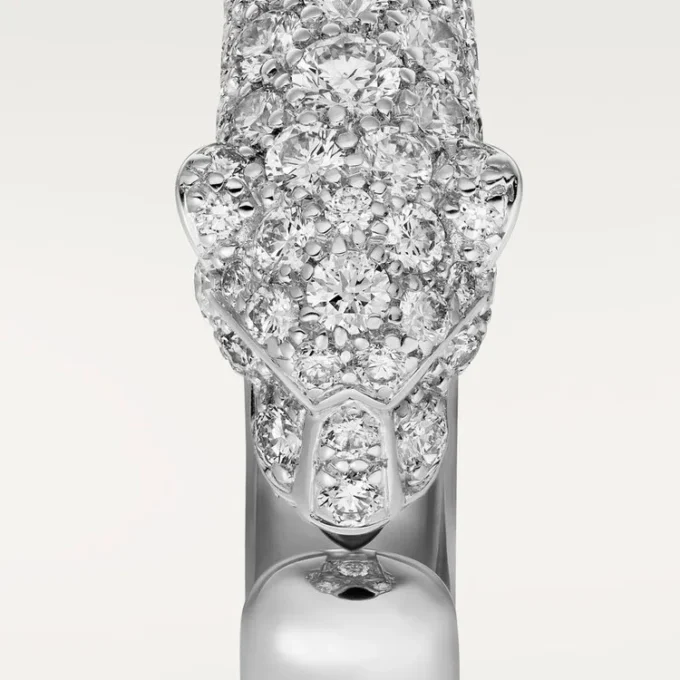 Panthere De Cartier-ring – hvitt gull, smaragder, onyx, diamanter – Cartier
