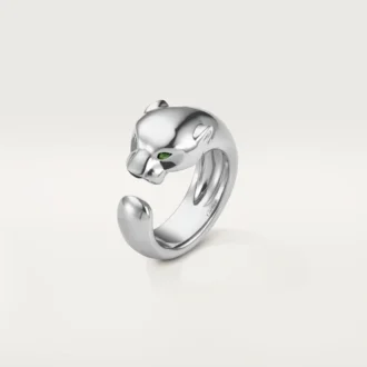 Panthere De Cartier-ring – hvitt gull, tsavorittgranater, onyx – Cartier Panthere De Cartier-ring – hvitt gull, tsavorittgranater, onyx – Cartier
