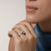 Panthere De Cartier-ring – hvitt gull, tsavorittgranater, onyx – Cartier
